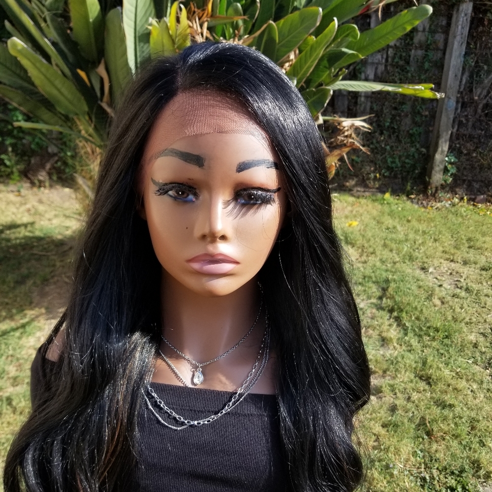 360 Lace Frontal💥 Body Wave Human Hair Blend - Picture 9 of 12